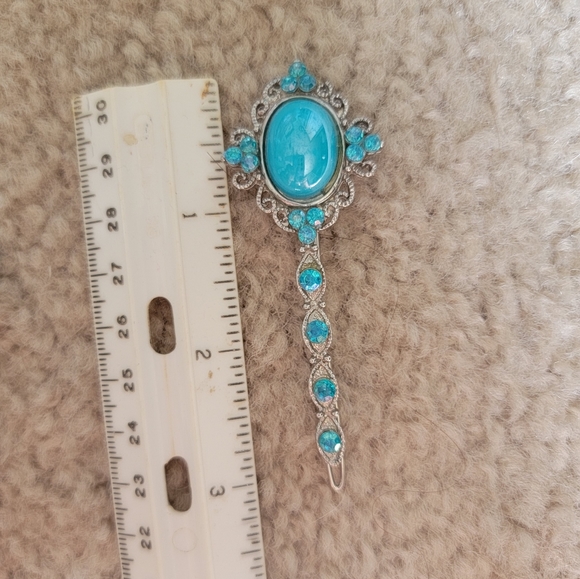 Turquoise hair pins (2) - Picture 4 of 4